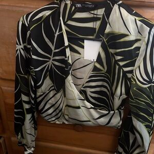 Zara XS blouse top